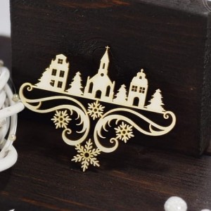 Tekturka Zimowe miasteczko