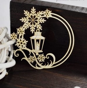 Tekturka Lampion w ramce