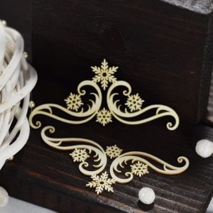 Tekturka Ornamenty  Płatki Śniegu