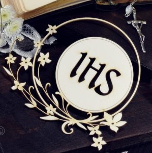 Tekturka Ramka Majowy Ogród z hostią