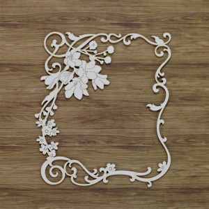 Tekturka Ramka prostokątna Frezja