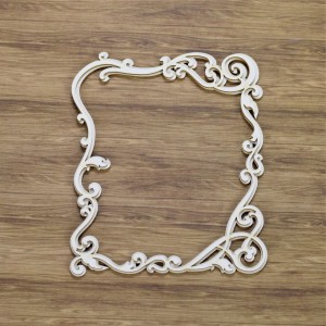 Tekturka 2D Ramka prostokątna Frezja