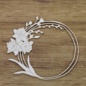 Tekturka Ramka Żonkile