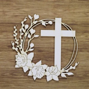 Tekturka Krzyż w wianku