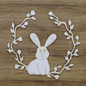 Tekturka Zajączek w półwianku