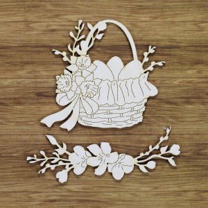 Tekturka Koszyczek i ornament