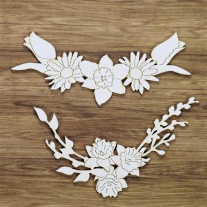 Tekturka Kwiatowy duet