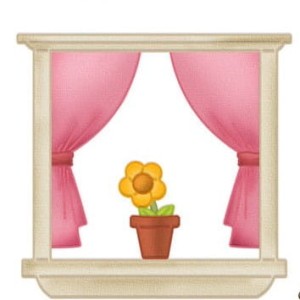 Wykrojnik  Window & Flower Pot