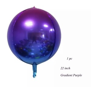 Balon kula 4D "fiolet ombre"