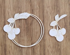 Tekturka Ramka Czereśnie