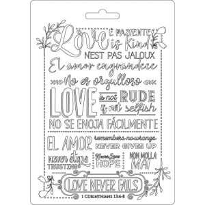 Foremka Tekstura Love story napisy