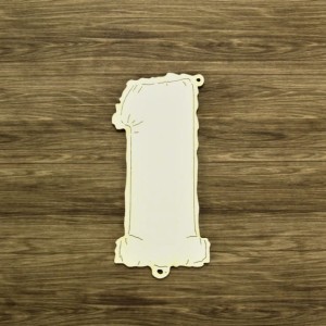 Tekturka Balonowa cyfra 1