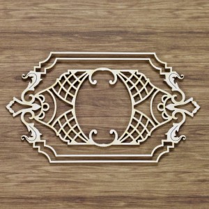 Tekturka Ornament listki i kratka