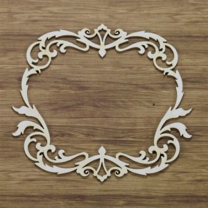 Tekturka Ramka kwadratowa Listki