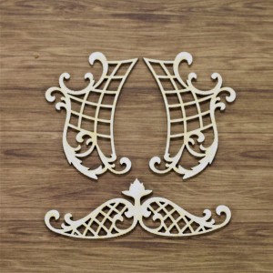 Tekturka Ozdobniki z kratką małe