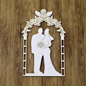 Tekturka Para z aniołkiem