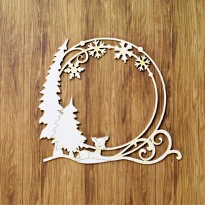 Tekturka Ramka Sarenka w lesie