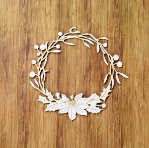 Tekturka Wianek Świąteczny