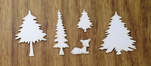 Tekturka Choinki i sarenka