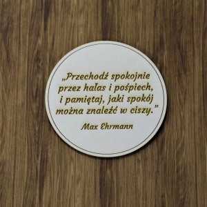 Tekturka "Przechodź spokojnie....