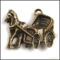 Przywieszka "Bryczka z konikiem"