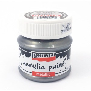Farba akrylowa Metallic "Liliowe srebro" 50ml