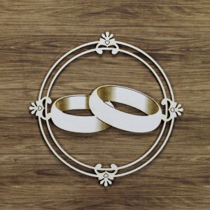 Tekturka Ramka Obrączki