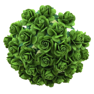 Kwiaty Róże Mint Green 10mm 10szt 