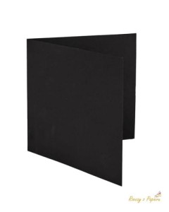 Baza do kartki czarna 14 x 14   