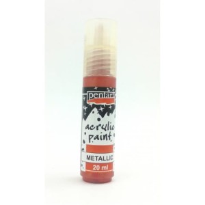 Farba akrylowa metaliczna czerwony-miedziany 20ml