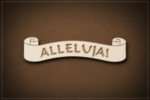 Tekturka Szarfa Alleluja
