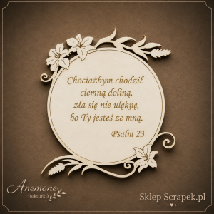 Tekturka Chociażbym chodził ciemną doliną...