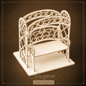 Tekturka 3D Pergola z ławką do boxa