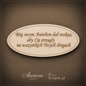 Tekturka Bóg swym Aniołom..