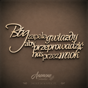 Tekturka Bóg zapala ...
