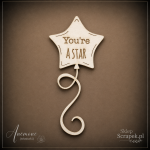 Tekturka Balon You are A Star