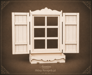 Window with shutters