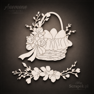 Tekturka Koszyczek i ornament