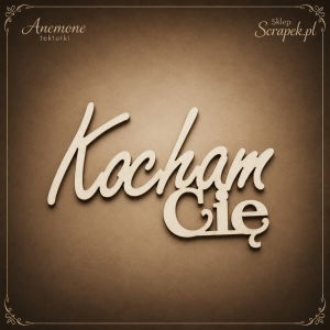 Tekturka Kocham Cię