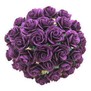 Kwiaty Róże 10mm  Purple10szt.   