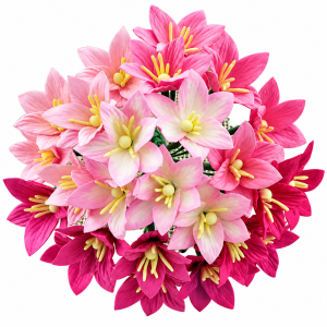 Kwiatki Lilie małe Pink Mix 50 szt.  