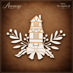 Tekturka Ornament z domkiem