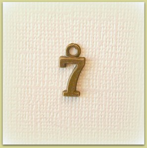 Przywieszka "Cyfra - 7"