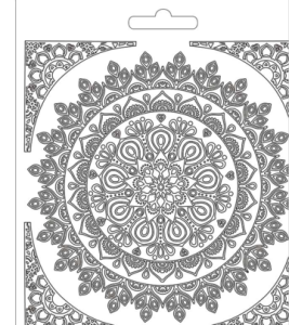 Foremka Tekstura Koronka okrągła