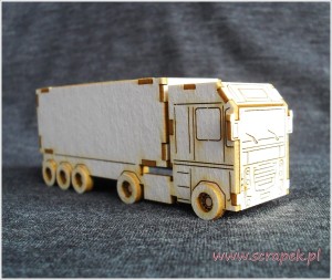 Tekturka 3D Ciężarówka Tir