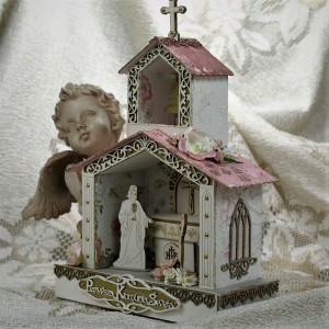 Shadow box "Kościółek"