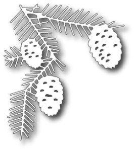 Wykrojnik  Pinecone Corner