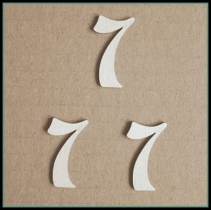 Tekturka Cyfra 7